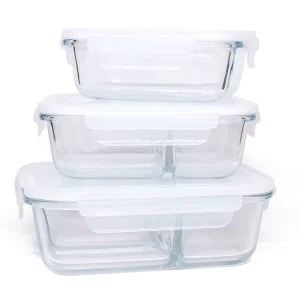 Manufacturer Glass Food Container, 140ml-1500ml, 5-50 oz, Glass Lunch Box Bowl