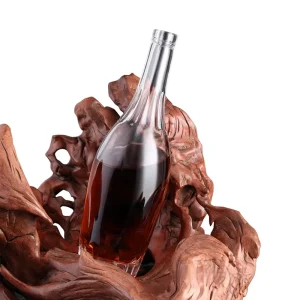Manufacturer Irregular Pattern Red Wine Bottle Multi functional Universal Packaging Household Crystal White Glass U885