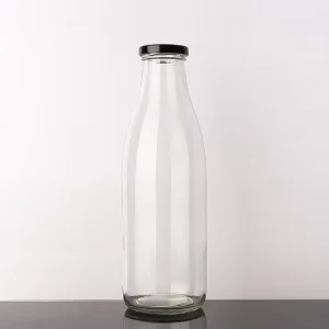 Manufacturer OEM Logo Beverage Juice Drinking Glass Bottles for Juice