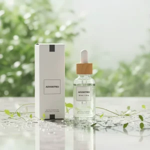 Manufacturers 1oz 30ml Clear Glass Dropper Bottle Transparent Bottles with Wood Grain Child Resistant Cap for Hair Oils
