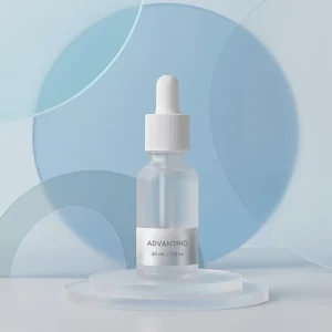 Manufacturers Clear Frosted Glass Dropper Bottle 30 mL Empty With Dropper Custom Label for Facial Serum Essential Oil Cosmetic