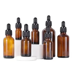 Manufacturers Glass Dropper Bottles 5ml 10ml 20ml 30ml 50ml Brown Essential Oil Bottles