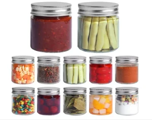 Mason Jars with Airtight Metal Lids