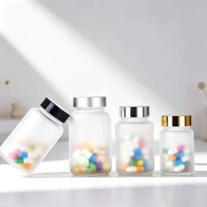 Matte Glass Bottles 30ml-200ml for Capsules Pills and Tablets