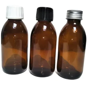 Medical 100ml Amber Syrup Glass Bottle