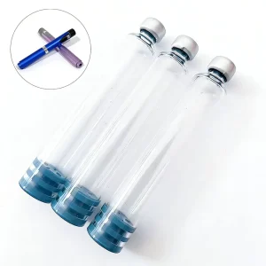 Medical Consumables Transparent Medical Empty Disposable Glass Cartridge Pharmaceutical Use