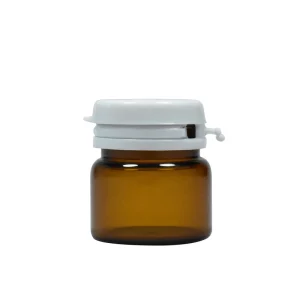 Medical-Grade Glass Cosmetic Vial for Skincare Packaging with Tear and Pull Cap