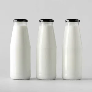 Milk Glass Beverage Juice Bottle 200mL 250mL 500mL 1000mL