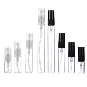 Mini 1ml 3ml 5ml Clear Glass Perfume Atomizer Spray Bottles
