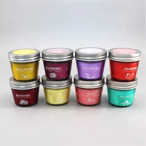 Mini Cost Christmas Decoration Dome Lids Glass Candle Jar Candle Gift