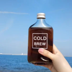 Mini Glass Bottles for Cold Brew Coffee, Tea and Juice, 50ml 100ml 200ml 250ml