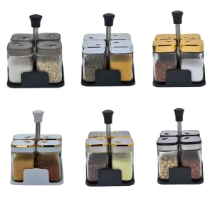 Mini Grinder Filling Powder Packing Racabinet Storage Mixer Machine Dispenser Powder Rotating Rack Bags Glass Spice Bottle