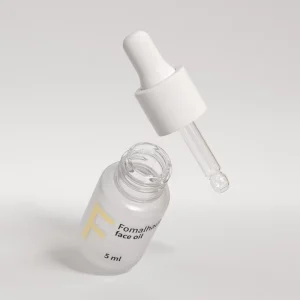 Mini Size Cylinder Shape Glass Dropper Hair Oil Bottle