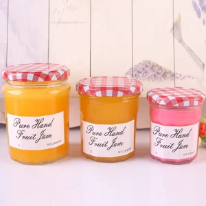 Mini Wide Mouth Glass Jam Jar 50ml with Label Printing Available