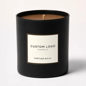 Minimalist Glass Jar Scented Soy Wax Aromatherapy Candle