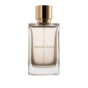 Minimalist Square Glass Perfume Bottle with Natural Wood Cap Refillable Fragrance Atomizer 30-100ml