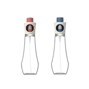 Modern Eco friendly Sealed 230ml Large Bottle Mouth Leak proof Glass Spray Bottle with Lock Lid for Kitchen Use No Oil Dripping