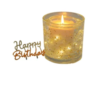 Modern Handmade Soy Wax Aromatherapy Candle with LED Light