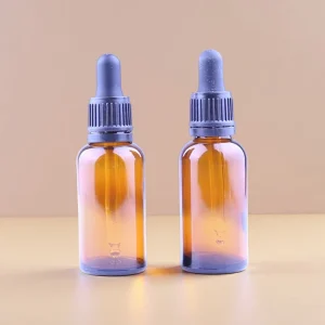 Most Popular Refill Amber Dropper Glass 20ml 30ml 50ml Perfume Serum Essential Oil Dropper Bottles