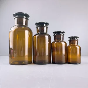 Multi Size Lab Glass Reagent Bottle With Screw Cap Lid Brown Sample Bottle Yo Li O YLO ZJY 027 Jiangsu