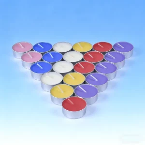 Multicolor Tea Light Soy Wax Candles Various Sizes