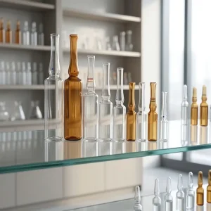 Neutral Borosilicate Glass Ampoules 1ml 2ml 3ml 5ml 10ml with Screen Printing for Pharmaceutical Packaging