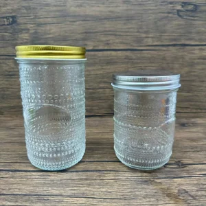 New Arrival High Quality Clear 480ml 580ml Mason Jar with Tinplate Cap for Food Beverage Juice Storage Accept Custom Logo