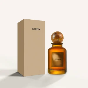 New Bottle Luxurious Empty 30ml 50ml 100ml Fragrance Gift Relax Amber Round Glass Perfume Bottle with Lids