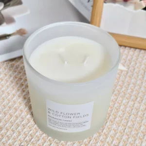 New Color Glass Jar Candles Luxury High end Soy Wax Handmade Eco friendly Aromatherapy Holiday