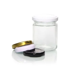 New Design 38Mm 43Mm 48Mm 100Mm 110Mm Glass Honey Jar Sealed Metal Tinplate Lug Closures