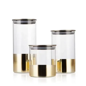New Design Storage Containers Borosilicate Airtight Glass Jar for Food Storages