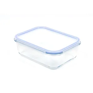 New Designed Round Airtight High Borosilicate Glass Food Storage Containers BPA Free Plastic Lid Microwavable for Giveaways