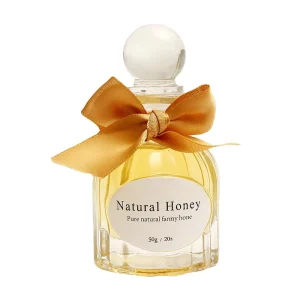 New Luxury Glass Honey Jar 50ml Capacity Honey Glass Jar Glass Covers Nice Wedding Party Gifts Honey Jars