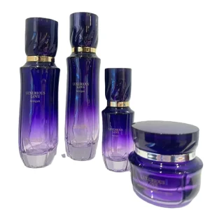 OEM Customization Personal Skin Care Elegant Logo Printing Cosmetic Glass Packaging 100ml 120ml