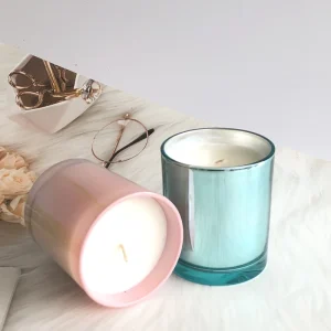 OEM Factory Scented Soy Wax Candle in Custom Glass Jar for Home Decor