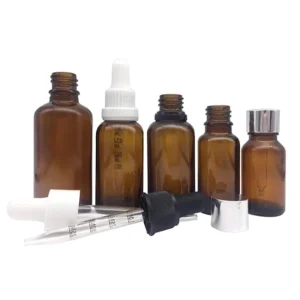 OEM Glass Dropper Bottle 5ml 10ml 15ml 20ml 30ml 50ml Glass Bottle Packaging