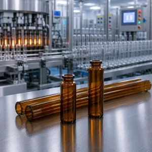 OEM Manufacturing USP Type I Neutral Borosilicate Glass Ampoule Vial Tube, 5.0