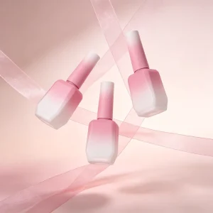 OEM ODM Custom Gel Polish Bottle 10ml 12ml Empty Nail Polish Bottle With Cap And Brush Gradient Glass Bottles For Nail Polish
