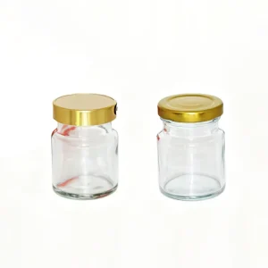 OEM&ODM Bird Nest Glass sealed Packaging Food Grade Empty Clear Round Bird Nest Bottle with Lid