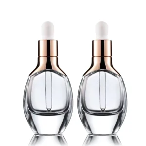 Oil Dropper Glass Bottle 30ml Serum Dropper Bottle Packaging with Dropper