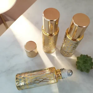 Oil Perfume Fragrance Luxury Glass Bottle with Glass Stick