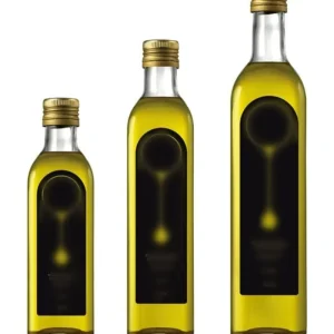 Olive Oil Glass Bottles 375ml 500ml 700ml 750ml 1000ml with Aluminum Screw Cap Square Round