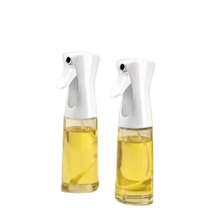Outdoor Barbecue Press-Type 200ml Glass Cooking Oil Spray Bottle Food-Grade