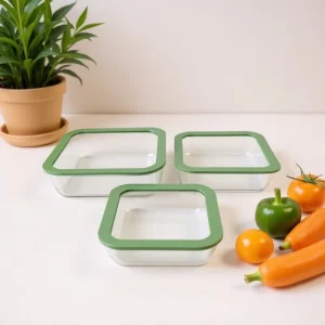 Oven Safe 12pcs 18pcs 20pcs 34pcs Pack Glass Storage Containers with Lids Leak Proof Meal Prep Containers 360ml 640ml 1.L 1.5L