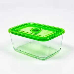 Oven-Safe High Borosilicate Glass Vacuum-Insulated Microwavable Desktop Food Storage Container