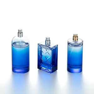 Parfum Glass Manufacturer 30ml 50ml Clear Square or Rectangle Spray Refillable Perfume Bottle