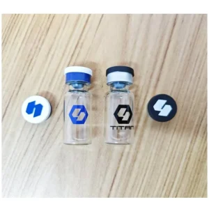 Peptidde Vial Size 2ml 3ml Label Printing Vial Box Packaging Custom Logo One-Color Printed Glass Bottle with Cap