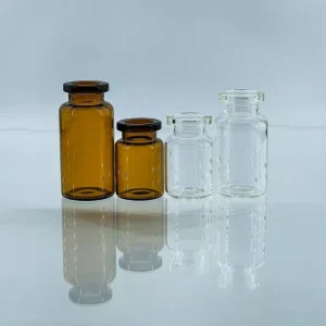 Pharmaceutical Acid and Alkali-Resistant USP Type I Borosilicate Glass Vials 2-30ml with Threaded Neck and Silk Screen Printing
