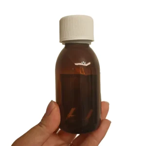 Pharmaceutical Bottle Closures with Easy-Open Ends Brown Light-Proof Caps and Lids for Oral Liquid Syrup Bottles