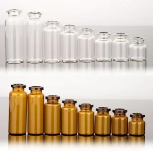 Pharmaceutical Duihao 2ml 3ml 4ml 5ml 6ml 7ml 8ml 10ml 20ml 25ml 30ml clear Amber Glass Injection Sterile Test Tube Vial Lid 20g